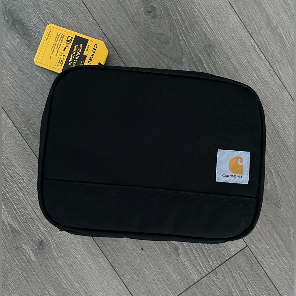 NWT Carhartt Black Insulated Lunch Bag